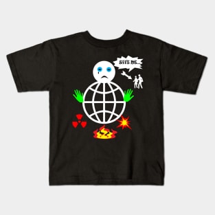 save the planet earth Kids T-Shirt